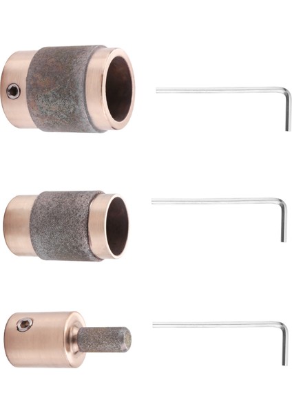 1 Inç 3/4 Inç 1/4 Inç Vitray Elmas Öğütücü Bit Başlıklar 3 Boyutlar Pirinç Çekirdek (Yurt Dışından) modelleri