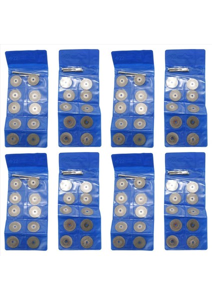 80 Adet 22 mm Elmas Kesme Tekerleği Kesilmiş Diskler Kaplı Döner Aletler 4 Paket Mandrel Rotary Aleti Matkap Dremel Için (Yurt Dışından)