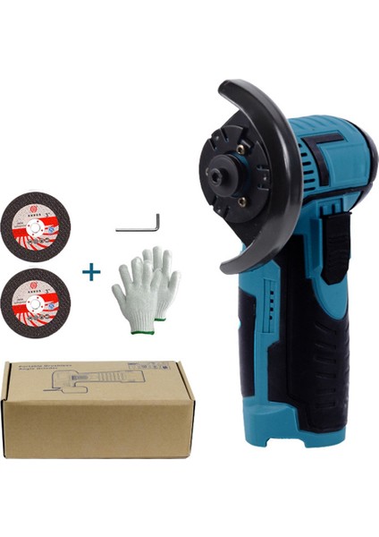 12V Fırçasız Açılı Öğütücü 19500RPM Şarj Edilebilir Taşlama Aracı Mini Parlatma Makinesi Kesme Elmas Öğütücü Seti (Yurt Dışından)