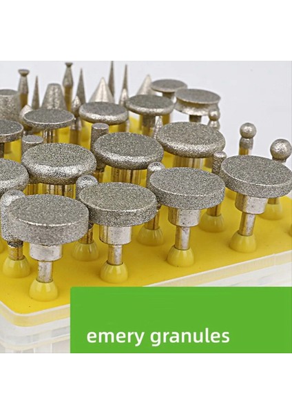 Elmas Öğütme Kafa Seti 3mm Tutamak Öğütme Dosyası Aşındırıcı Döner Alet Taşlama Kafa Elmas Dosyası (Yurt Dışından) modelleri