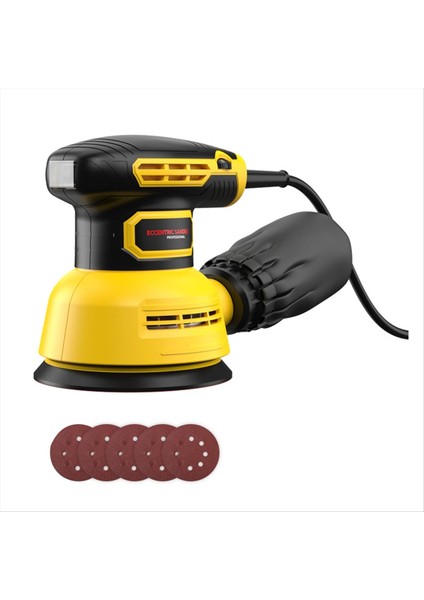 5 Inç Orbital Zımpara 12000RPM 6 Değişken Hızlı Zımpara Makinesi 5 Adet Ahşap Işleme Ab Fişi Için Kumpaper (Yurt Dışından)