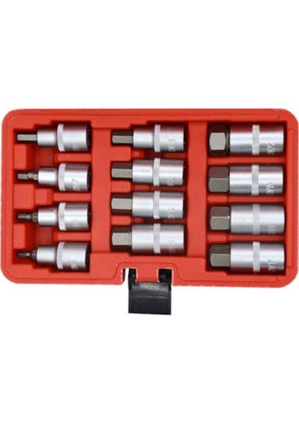 12PCS 1/2 Inç Darbesi Altı Bit Soket Seti H5 H6 H7 H8 H10 H12 H14 H16 H17 H18 H19 H22 Hex Keyi Soketleri Set (Yurt Dışından) fırsatları