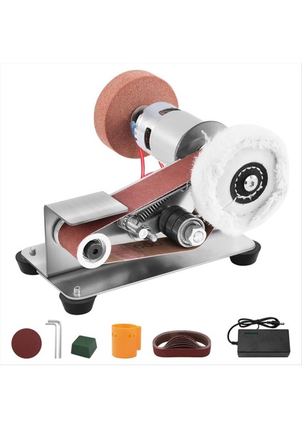 Abd Fiş Mini Kemer Zımpara Gücü Kemer Zımpara Küçük Tezgah Kemeri Zımpara Makinesi 7 Dişli Ayarlanabilir Hız Elektrik Kemeri Zımpara (Yurt Dışından)