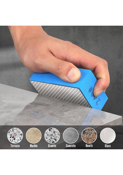 Elmas El Parlatma Pedleri 5pcs Elmas Zımpara Pedleri 60/120/240/400/1000 Grit Zımparalama Blok Köpük Destek (Yurt Dışından) fiyatları