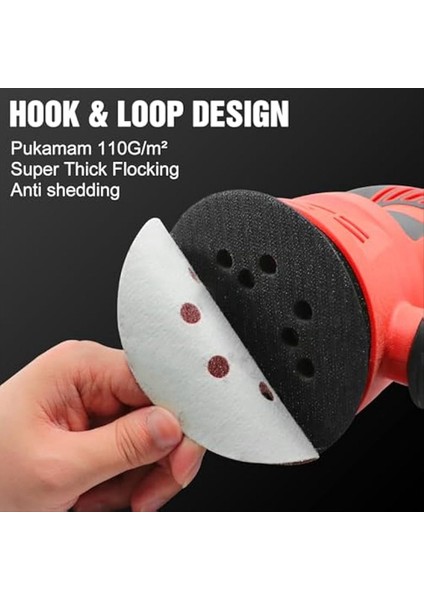 170PCS 5 Inç Zımparalama Diskleri 8 Delikli Kanca ve Döngü 40 60 80 120 180 240 320 400 600 Grit Yuvarlak Zımpara Kağıdı Zımpara (Yurt Dışından) indirimleri