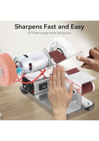 Ab Fiş Mini Kemer Zımpara Gücü Kemer Zımpara Küçük Tezgah Kemeri Zımpara Makinesi 7 Dişli Ayarlanabilir Hız Elektrik Kemer Zımpara (Yurt Dışından) modelleri