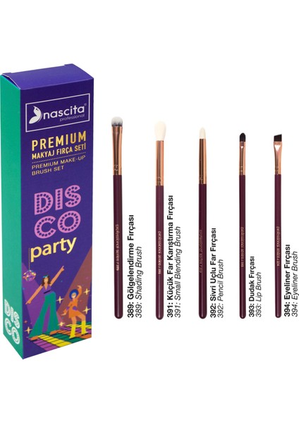 Premium Göz Makyaj Fırça Seti - 01