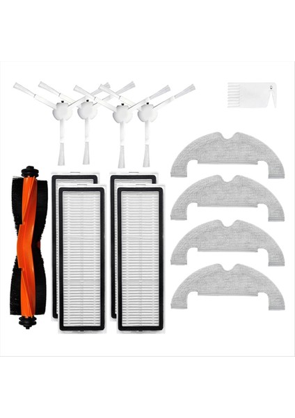 Xiaomi Robot Vakum Için X10 Robot Vakum Süpürge Parçaları Değiştirme Ana Yan Fırça Hepa Filtre Mop Bez (Yurt Dışından)