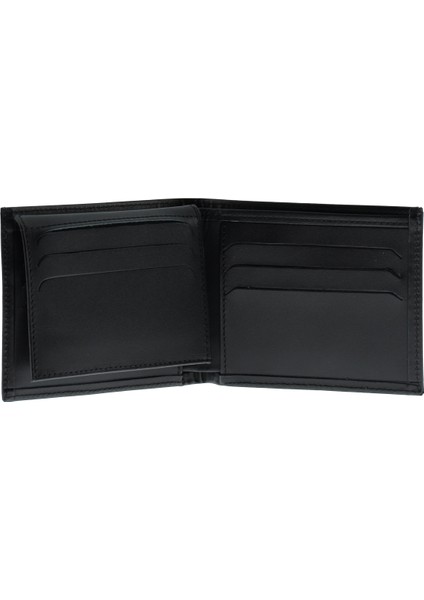 Düz Erkek Kartlık Bölmeli Deri Cüzdan