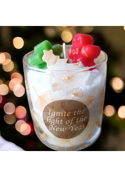 New Year Yılbaşı Bardak Mum