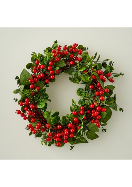 Christmas Yılbaşı Kapı Süsü Yeşil (42 Cm)