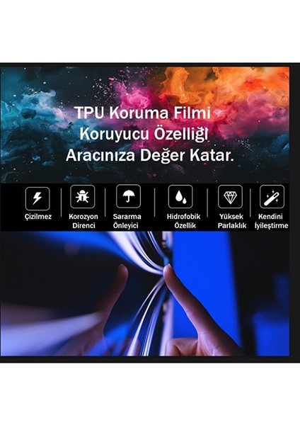 Byd Han Uyumlu Vites Etrafı Piano Black Tpu Koruyucu 6 Lı Set modelleri