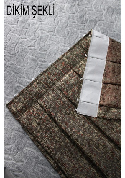 Fon Jakar Perde Perla Desen Çift Kanat Sık Pileli(1 x 3) fiyatları