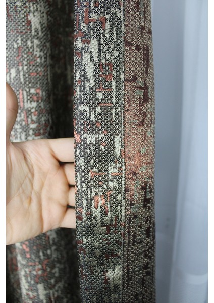 Fon Jakar Perde Perla Desen Çift Kanat Sık Pileli(1 x 3) fırsatları