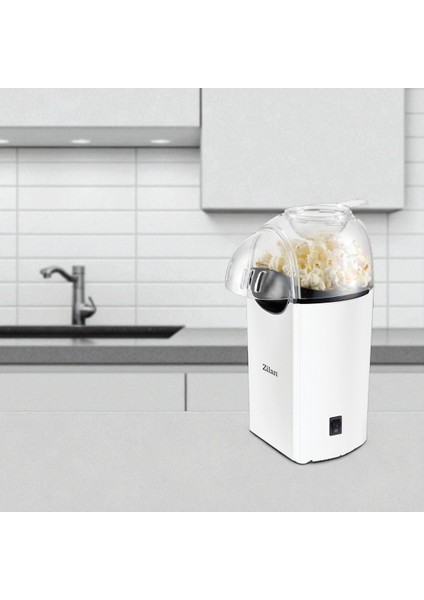 ZLN8044 Popcorn | Patlamış Mısır Makinesi | 1200W | Yağsız ve Sağlıklı Pişirme | Beyaz modelleri