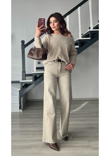 Taş Düşük Omuz Sakallı Kazak modelleri