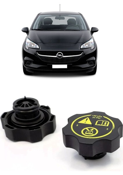 Opel Corsa E 2014-2019 Uyumlu Radyatör Yedek Su Deposu Kapağı 1305248 13502353