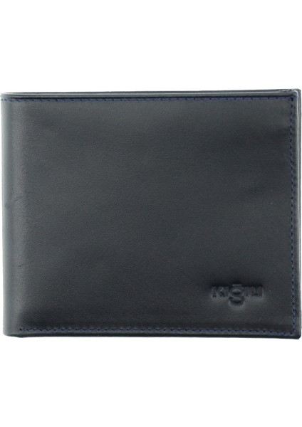 Düz Erkek Kartlık Para Bölmeli Deri Cüzdan