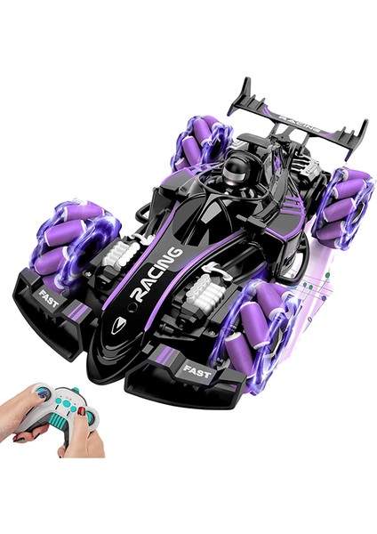 Uzaktan Kumandalı Full Fonksiyonlu Şarjlı Formula 1 Arabası Buharlı Işıklı Mor A8863148 modelleri