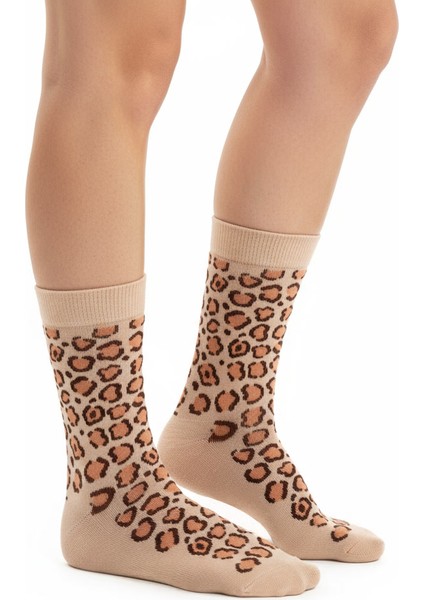 Leopard Socks – Desenli Unisex Soket Çorap fırsatları