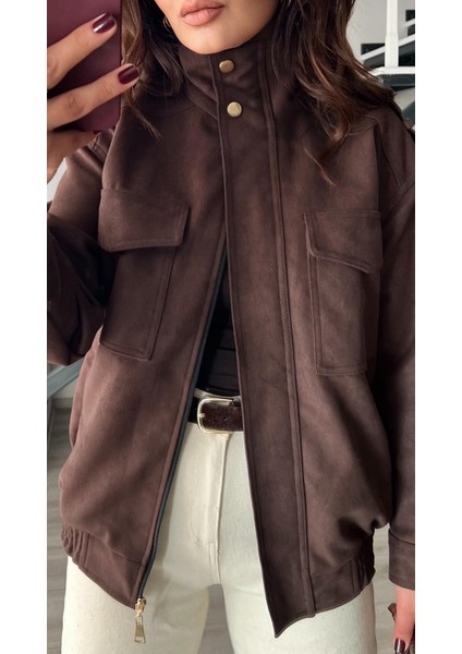 Acı Kahve Süet Bomber Mont fiyatları