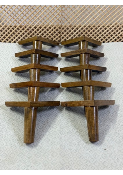 1. Sınıf Gürgen Ağacı 15 cm Koyu Ceviz Mobilya Koltuk Tv Ünitesi Yükseltme Ayakları 10'lu Set fiyatları