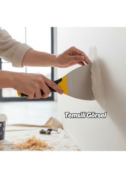Profesyonel Macun Spatulası 10 cm Dayanıklı Esnek Yapı Tamir Sıva Alçı Yüzey Düzeltme El Aleti modelleri