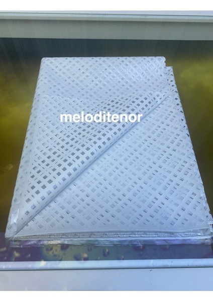 Şeffaf Kaplama Hasır Lüks Kareli File Kaymaz Pvc Muşamba Masa Örtüsü fırsatları