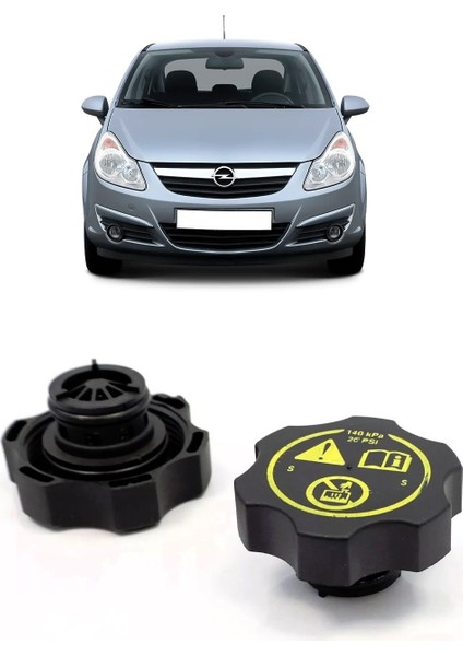 Opel Corsa D 2006-2013 Uyumlu Radyatör Yedek Su Deposu Kapağı 1305248 13502353