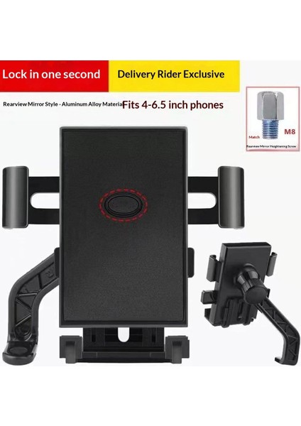 Yeni Elektrikli Araba Araba Cep Telefonu Tutucu Bisiklet Motosiklet Paket Servisi Olan Restoran Navigasyon Cep Telefonu Titreşim Önleyici Destek Braketi (Yurt Dışından)
