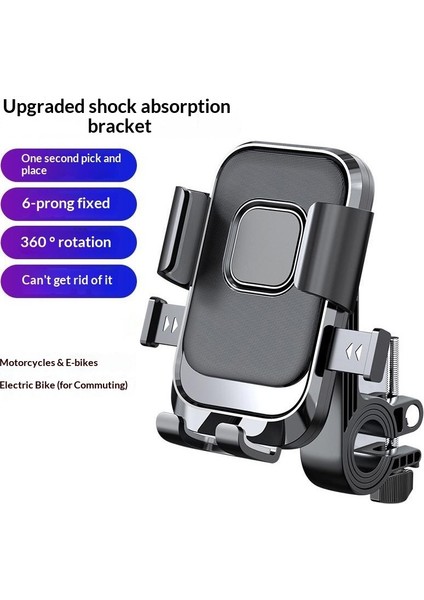 Yeni Elektrikli Araba Araba Cep Telefonu Tutucu Bisiklet Motosiklet Paket Servisi Olan Restoran Navigasyon Cep Telefonu Titreşim Önleyici Destek Braketi (Yurt Dışından)