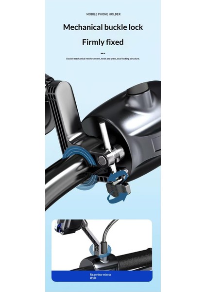 Yeni Elektrikli Araba Araba Cep Telefonu Tutucu Bisiklet Motosiklet Paket Servisi Olan Restoran Navigasyon Cep Telefonu Titreşim Önleyici Destek Braketi (Yurt Dışından) fırsatları