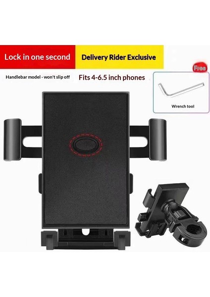Yeni Elektrikli Araba Araba Cep Telefonu Tutucu Bisiklet Motosiklet Paket Servisi Olan Restoran Navigasyon Cep Telefonu Titreşim Önleyici Destek Braketi (Yurt Dışından)