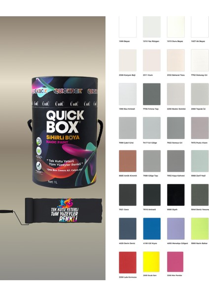 Quickbox Sihirli Boya 1 L modelleri
