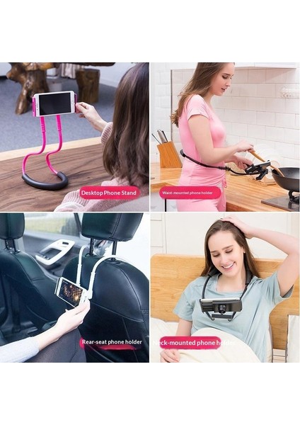 Başucu Sie Tutucu Masaüstü Canlı Tablet Tutucu Tembel Yaka Tutucu Asılı Boyun Tutucu (Yurt Dışından) fiyatları