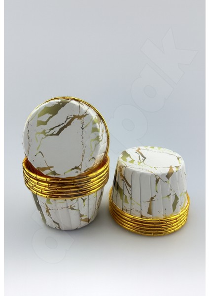 24 Adet Cupcake Kapsülü - Desenli Kek Kalıbı - Tek Kullanımlık - Fırınlanabilir - Cupcake Kağıdı indirimleri