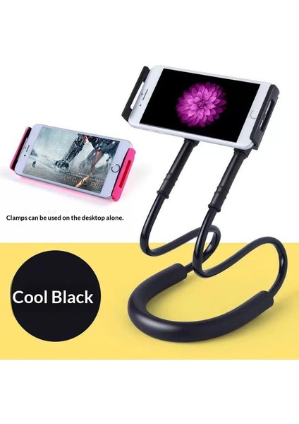 Evrensel Yeni Çok Fonksiyonlu Tembel Yaratıcı Cep Telefonu Canlı Boyun Braketi Masaüstü Boyun Askılı Konsol Cep Telefonu Tutucu (Yurt Dışından) fiyatları