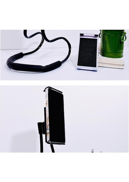 Evrensel Yeni Çok Fonksiyonlu Tembel Yaratıcı Cep Telefonu Canlı Boyun Braketi Masaüstü Boyun Askılı Konsol Cep Telefonu Tutucu (Yurt Dışından) modelleri