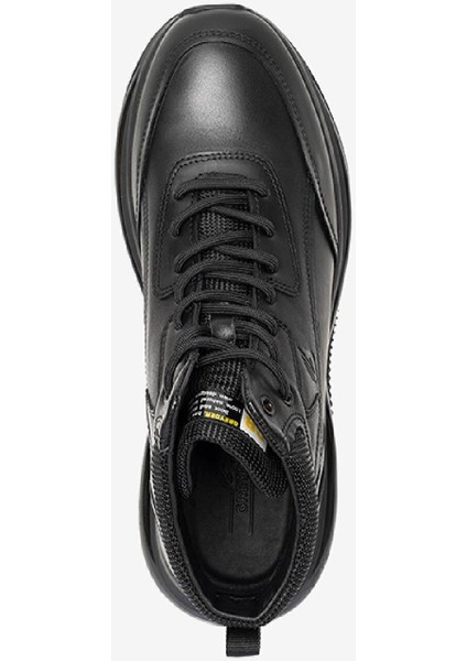 Erkek Siyah Hakiki Deri Sneaker Bot 3K1UB16490
