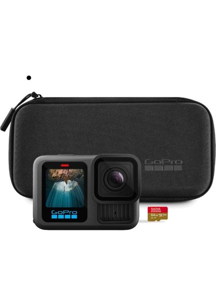 HERO13 Black Aksiyon Kamerası (64 GB Kart + Çantalı Kit)
