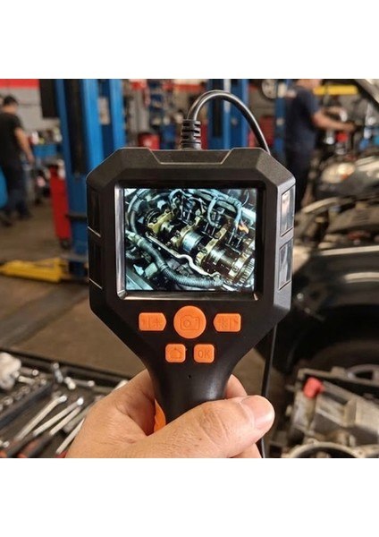 NT9463 Endüstriyel Ekranlı Endoskop 1080P 2.8 Inch IPS 2 Metre Kılavuz Kameralı Tamir ve Sanayi Için modelleri