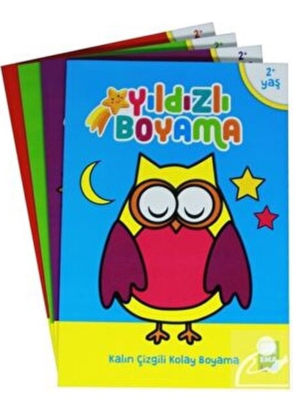 Yıldız Boyama 4 Lü Set 3 - 5 Yaş İçin Eğlenceli Boyama Kitapları fiyatları