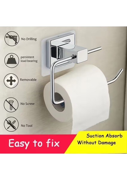 Krom Açık Tuvalet Kağıtlığı Wc Kağıtlık Tuvalet Kağıdı Askısı