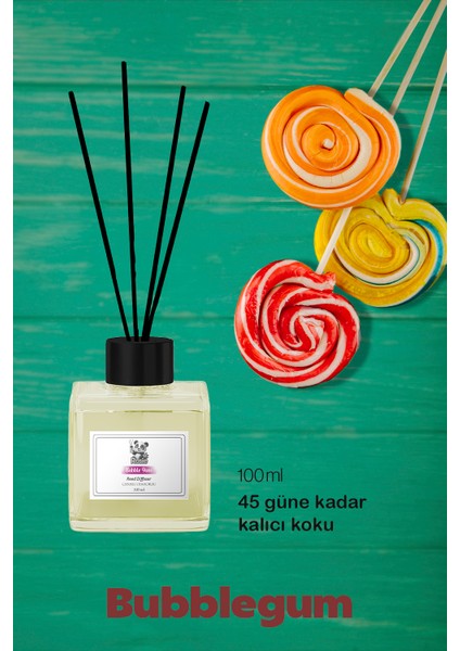 Rosıe Bubblegum Reed Diffuser Çubuklu Oda Kokusu 100 ml