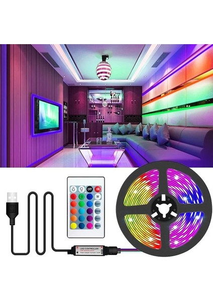 CT-4566 USB Rgb Şerit LED – Kolay Bağlantı, Canlı Renkler, Esnek Tasarım