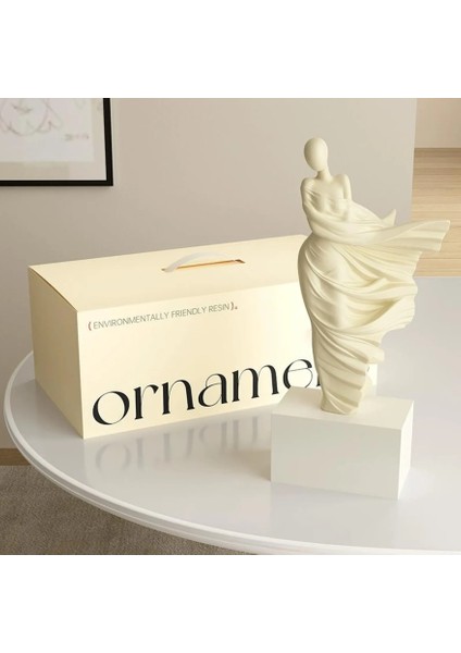 El Yapımı Taş Döküm Soyun Kadın Heykeli Dekoratif Taş Biblo 25 cm fırsatları