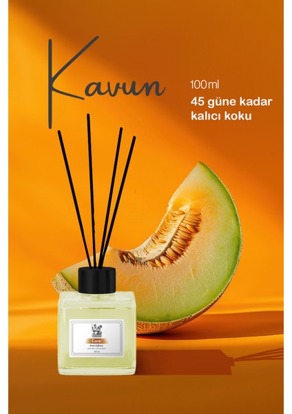 Rosıe Kavun Reed Diffuser Çubuklu Oda Kokusu 100 ml