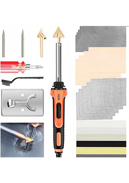Plastik Kaynakçı - 100W Plastik Kaynak Kiti Kaynak Demir Gunwith 56 Çubuk Karbaşaşırlar Için Yüzey Onarım Aracı Abd Fişi (Yurt Dışından)