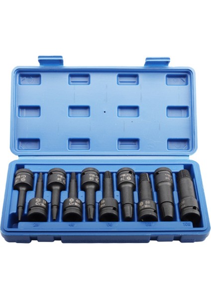 10PCS Wench Break Teli Extractor Vidalı Extractor Saplama Çıkarıcı Hasarlı Ekstraktör Matkap Bit Seti (Yurt Dışından)