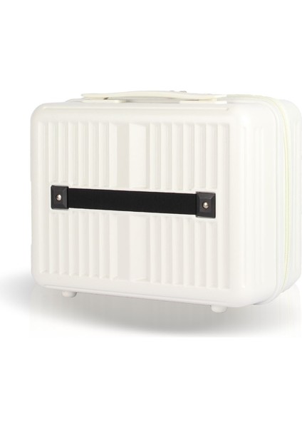 Glow Pc Policarbon Makyaj Çantası & El Valizi Beyaz fiyatları